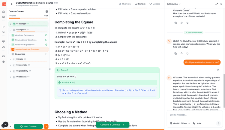 gcsepal - AI-powered learning platform